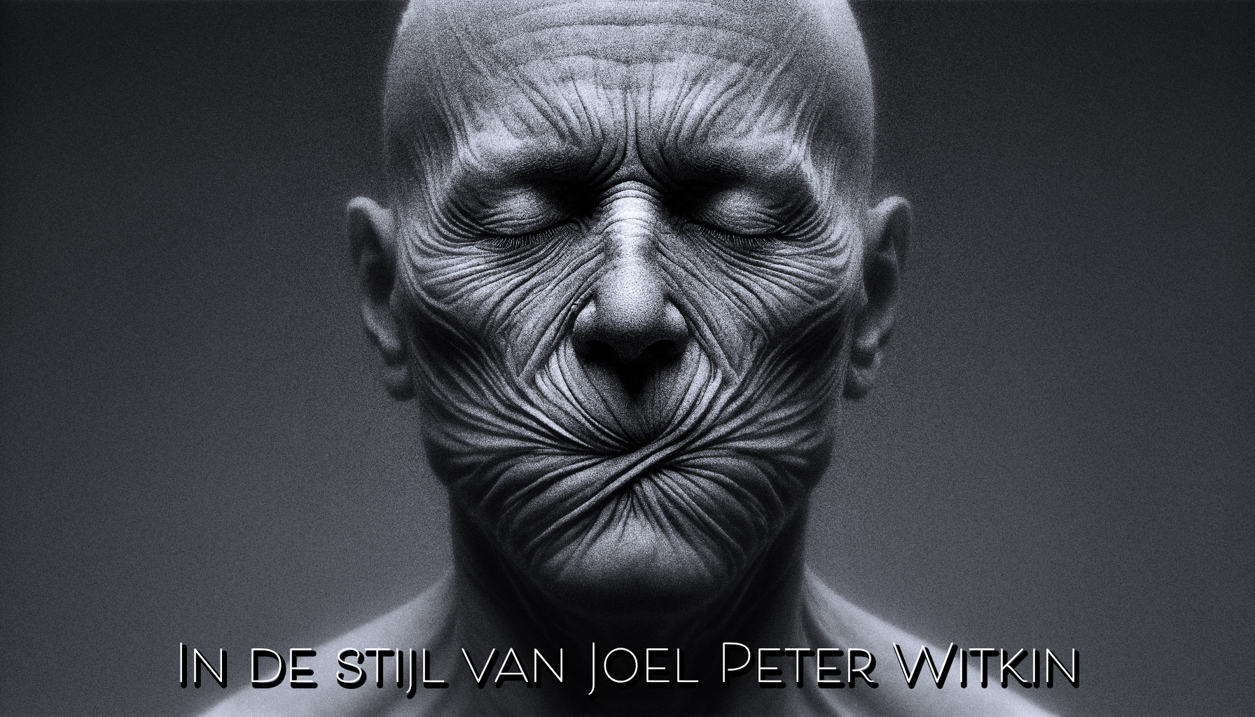 Foto in stijl van Joel Peter Witkin www.marijnissenfotografie.nl
