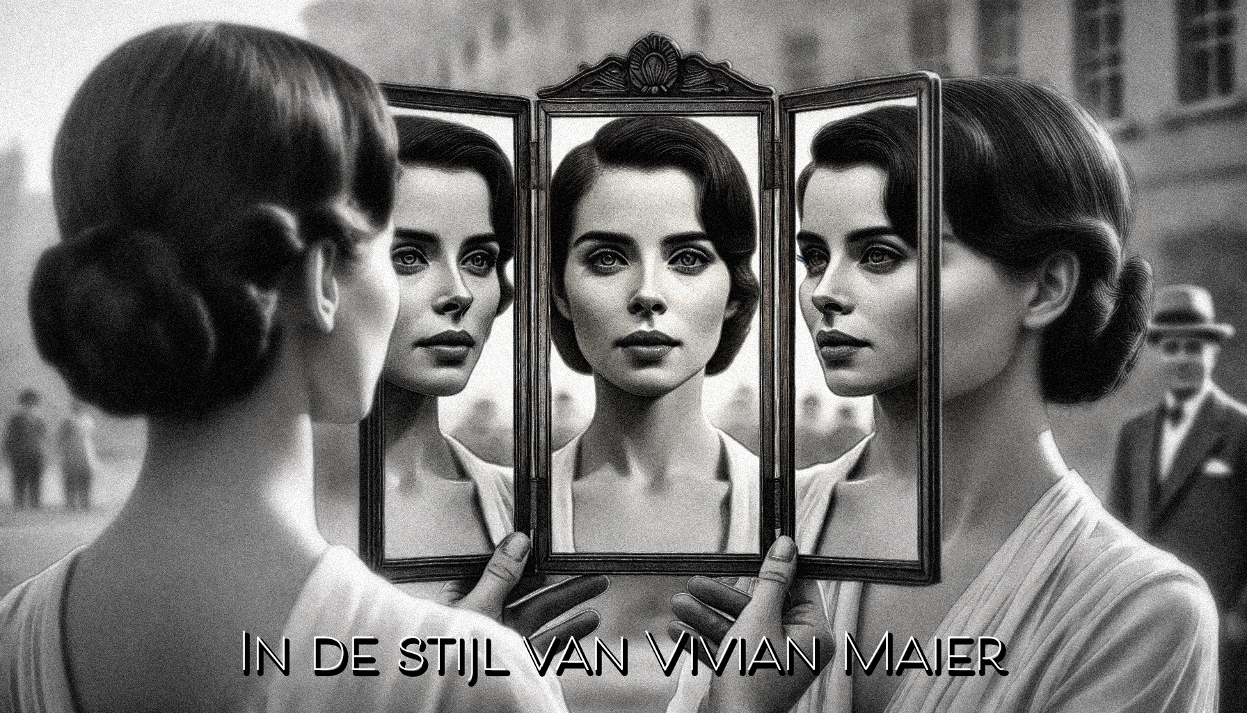 Foto in stijl van Vivian Maier www.marijnissenfotografie.nl